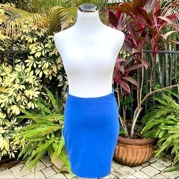 🍍3/$15🍍 Express Cobalt Bodycon Mini Skirt - Picture 2 of 6